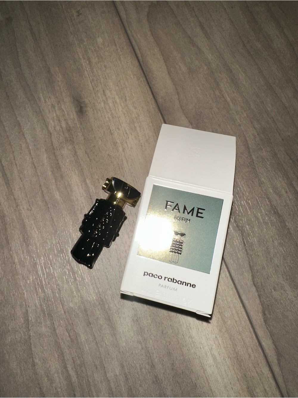 Paco Rabanne FAME Miniature Bottle in Black and Gold